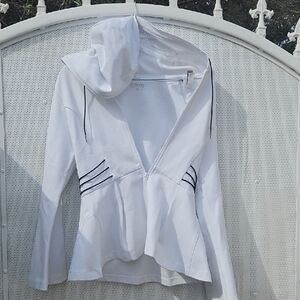 Cushnie White Women's Hooded Jacket